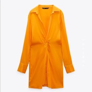 Zara satin dress - size medium, tags still on, never worn